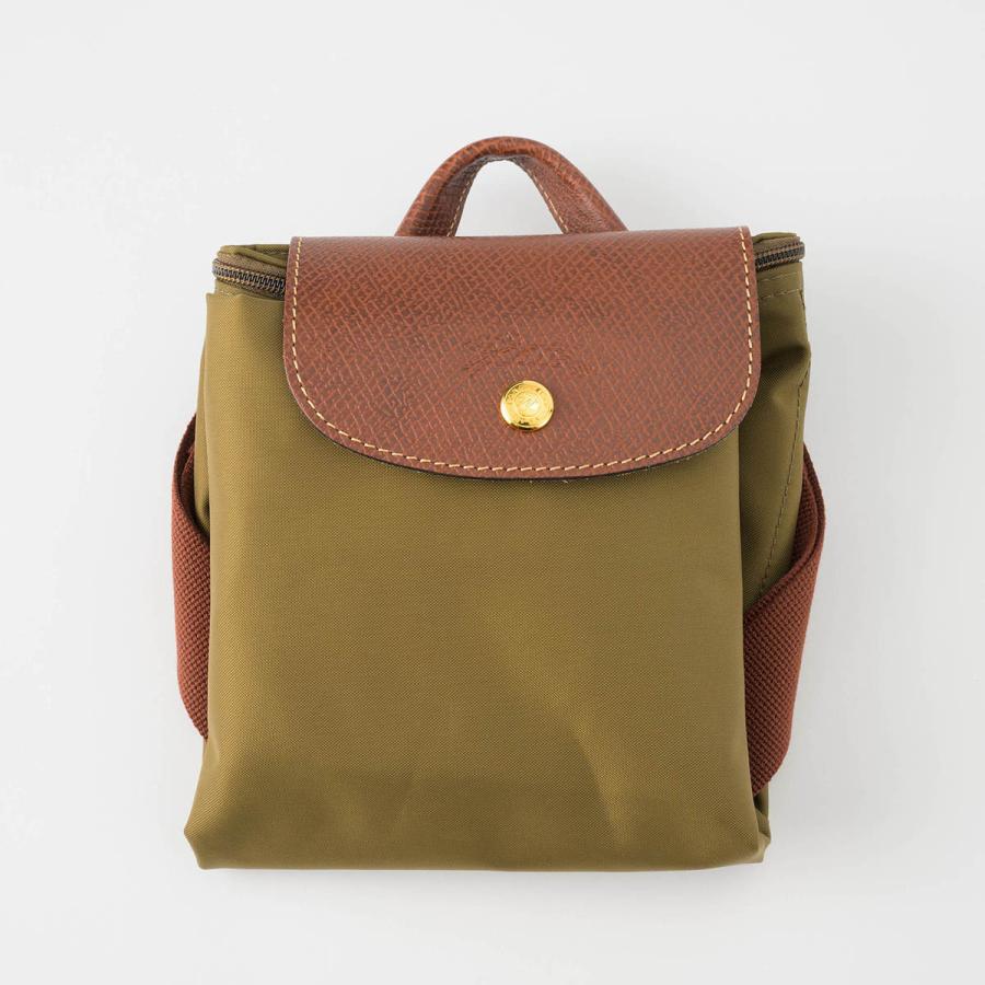 並行輸入 ロンシャン リュック LONGCHAMP ル プリアージュ オリジナル バックパック Mサイズ 10284 089 510 レディース カーキ | LONGCHAMP | 06