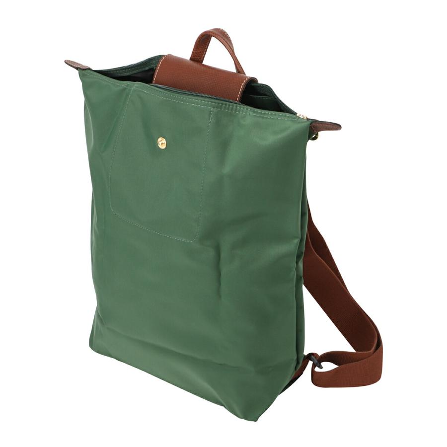 並行輸入 ロンシャン リュックサック LONGCHAMP ル プリアージュ オリジナル バックパック Mサイズ 10284 089 P95レディース グリーン 緑
