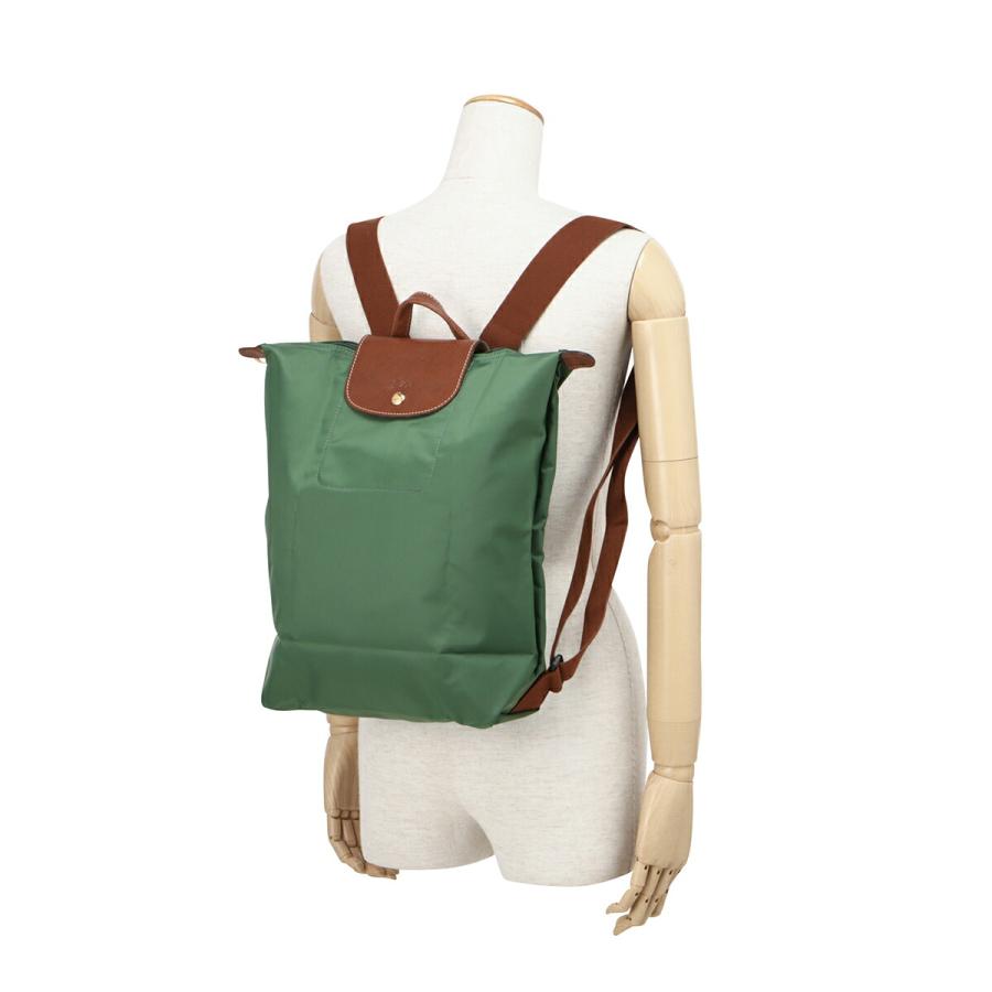 並行輸入 ロンシャン リュックサック LONGCHAMP ル プリアージュ オリジナル バックパック Mサイズ 10284 089 P95レディース グリーン 緑