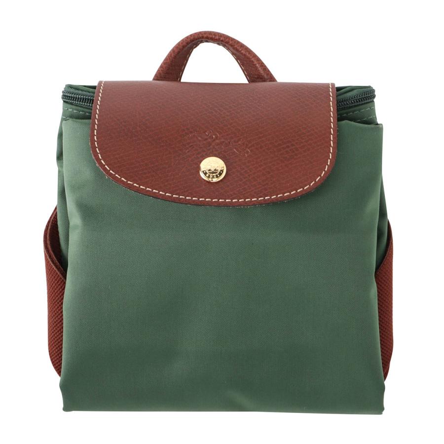 並行輸入 ロンシャン リュックサック LONGCHAMP ル プリアージュ オリジナル バックパック Mサイズ 10284 089 P95レディース グリーン 緑