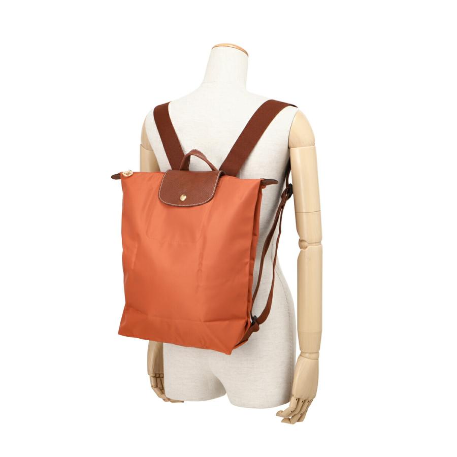 並行輸入 ロンシャン リュックサック LONGCHAMP ル プリアージュ オリジナル バックパック Mサイズ 10284 089 P97レディース オレンジ | LONGCHAMP | 05