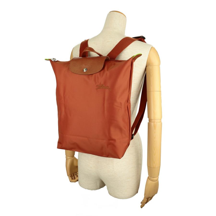 並行輸入 ロンシャン リュックサック LONGCHAMP ル プリアージュ グリーン バックパック Mサイズ 10284 919 404メンズ ブラウン 赤茶 | LONGCHAMP | 05