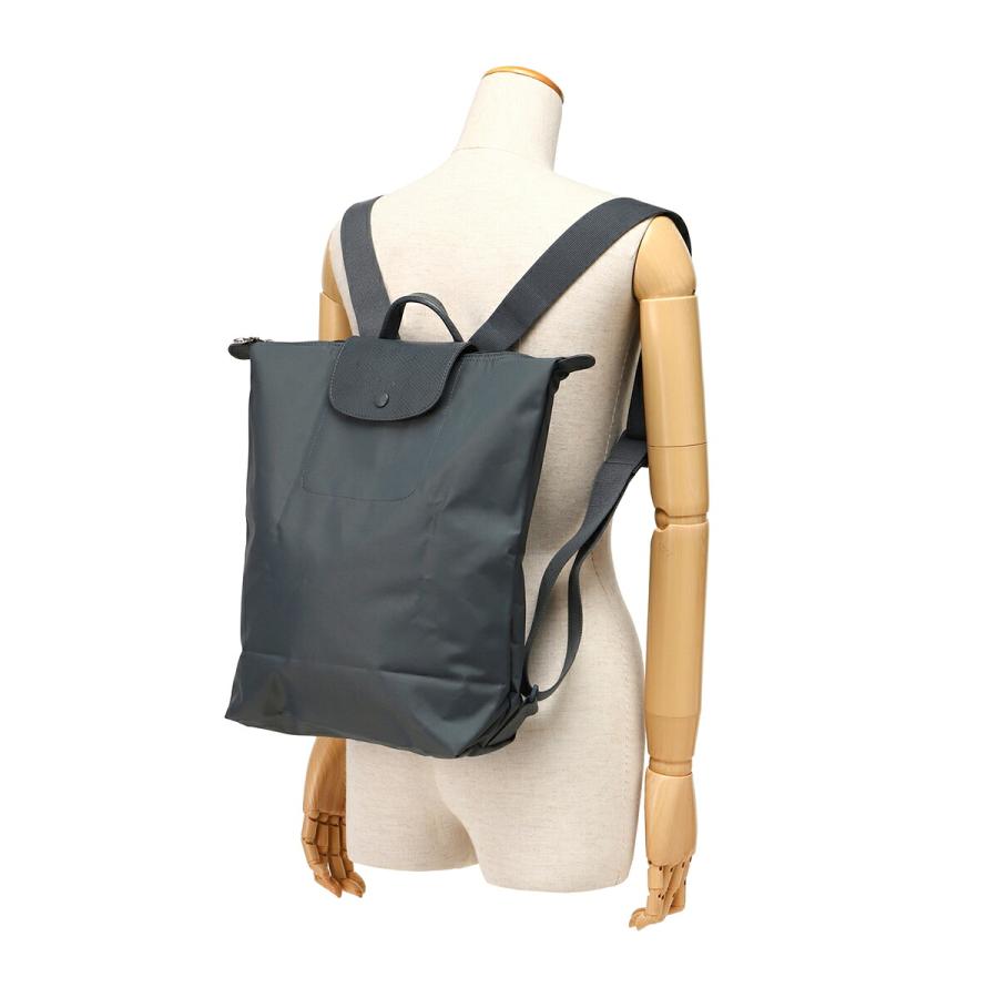 並行輸入 ロンシャン リュックサック LONGCHAMP ル プリアージュ ワン M バックパック 10284 979 012 レディース グレー | LONGCHAMP | 05