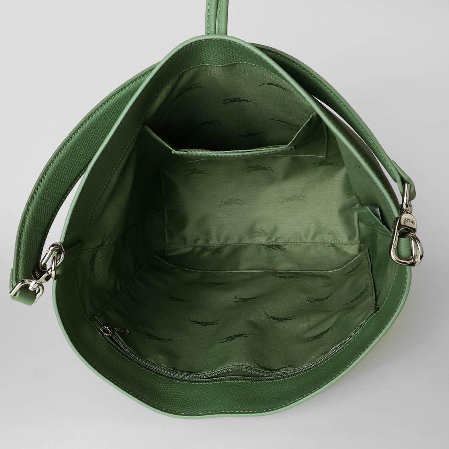LONGCHAMP リプレイ クロスボティボッグ グリーン リプレイ XL ショルダーバッグ ブリティッシュグリーン / テッラ