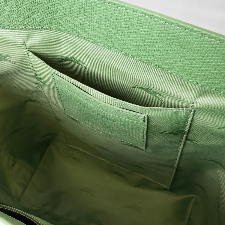 並行輸入 ロンシャン トートバッグ LONGCHAMP ル ロゾ M ホーボーバッグ 10315 HFP M16レディース グリーン 緑 爆買の画像