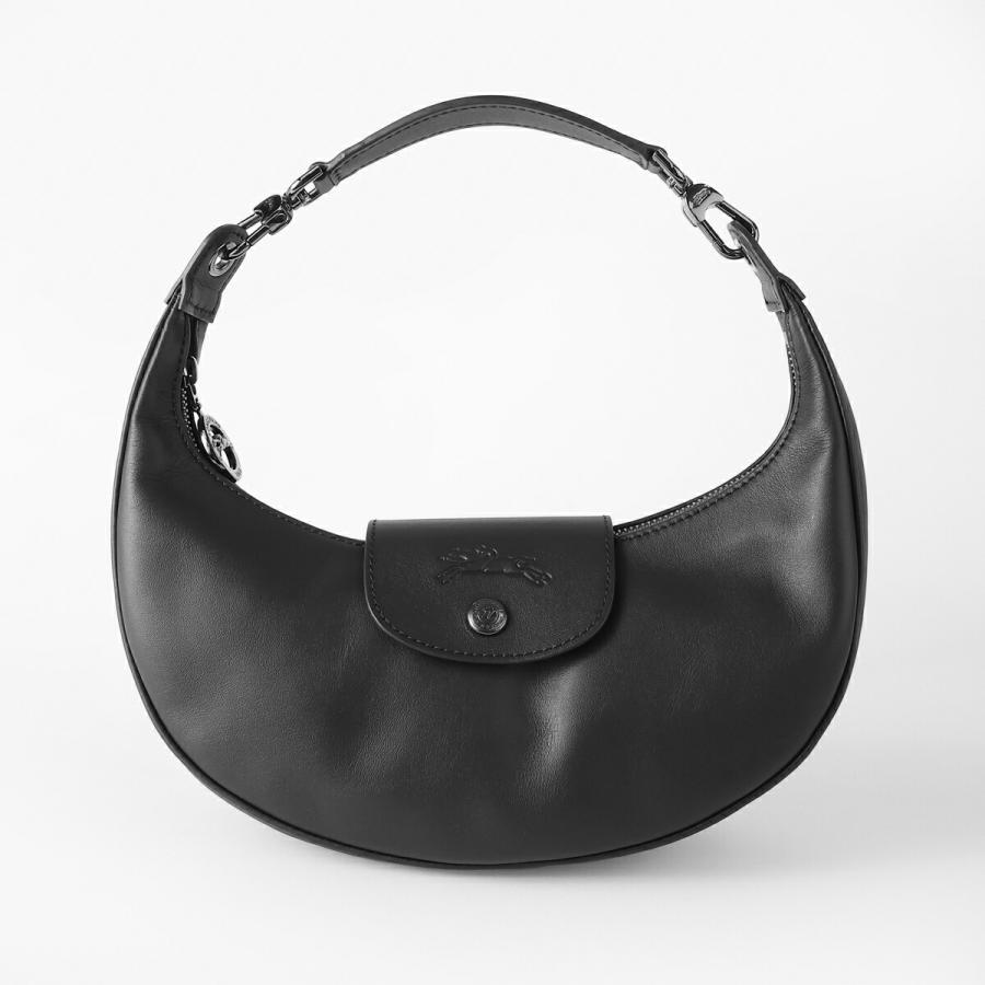 longchamp ロンシャン　ハンドバッグ　シルバー金具　黒 LONGCHAMP（ロンシャン） 並行輸入 ハンドバッグ ル プリアージュ
