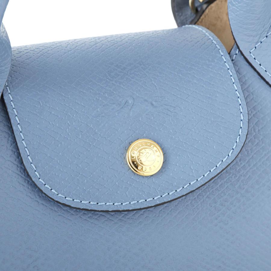 LONGCHAMP ロンシャン レザー ショルダーバッグ ライトブルー LONGCHAMP（ロンシャン） 並行輸入 ショルダーバッグ ル フローネ