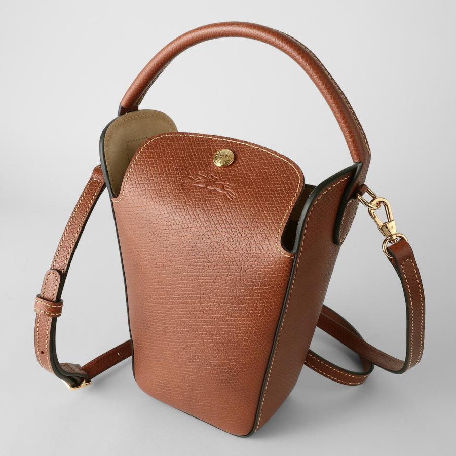 並行輸入 ロンシャン ショルダーバッグ LONGCHAMP エピュレ ポップコーンバッグ 10339 HYZ 035ユニセックス ブラウン 茶の画像