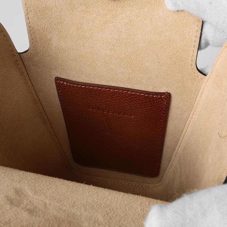 並行輸入 ロンシャン ショルダーバッグ LONGCHAMP エピュレ ポップコーンバッグ 10339 HYZ 035ユニセックス ブラウン 茶の画像