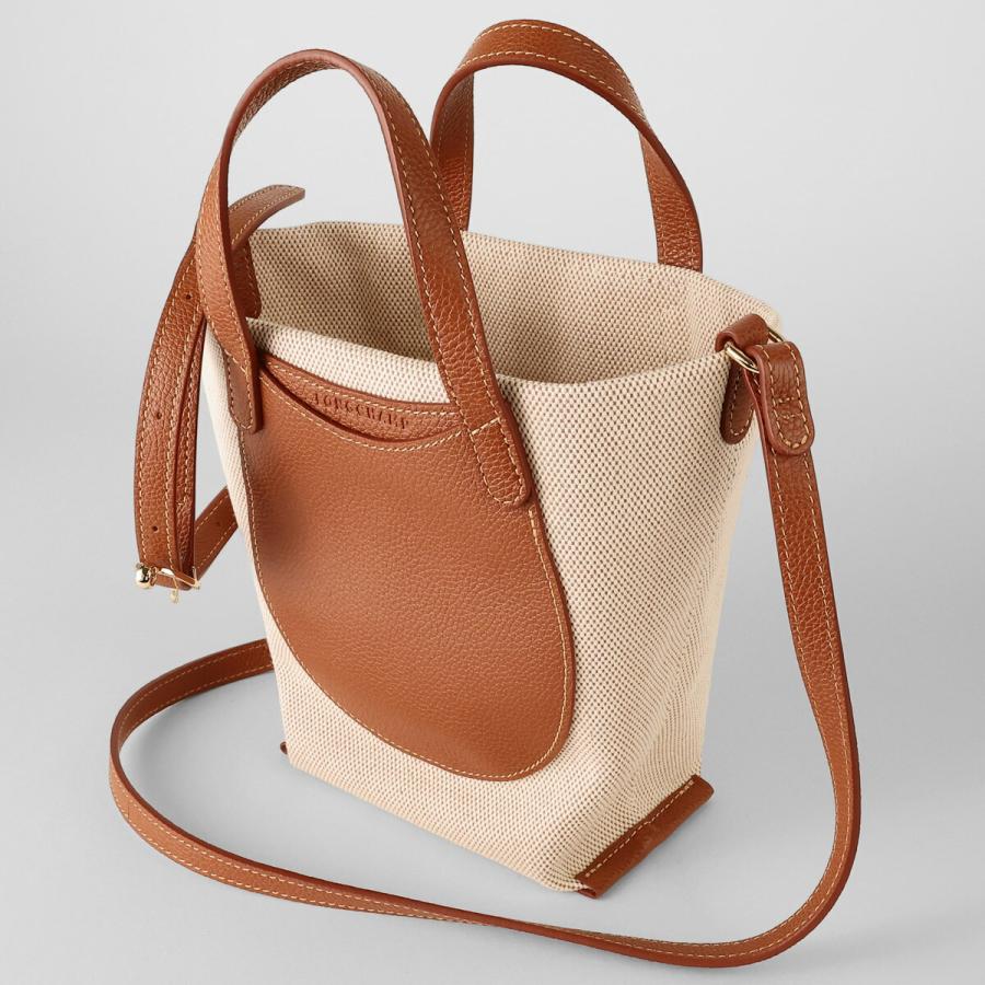 並行輸入 ロンシャン ハンドバッグ LONGCHAMP ル フローネ トワル S クロスボディバッグ 10368 HJG 121レディース ベージュ 爆買の画像