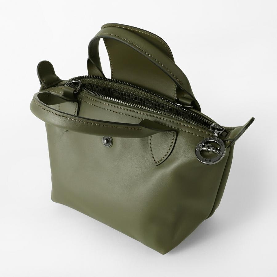 並行輸入 ロンシャン ショルダーバッグ LONGCHAMP ル プリアージュ エクストラ トップハンドルバッグ XSサイズ 1500 987 549レディース ダークグリーン 深緑 | LONGCHAMP | 03