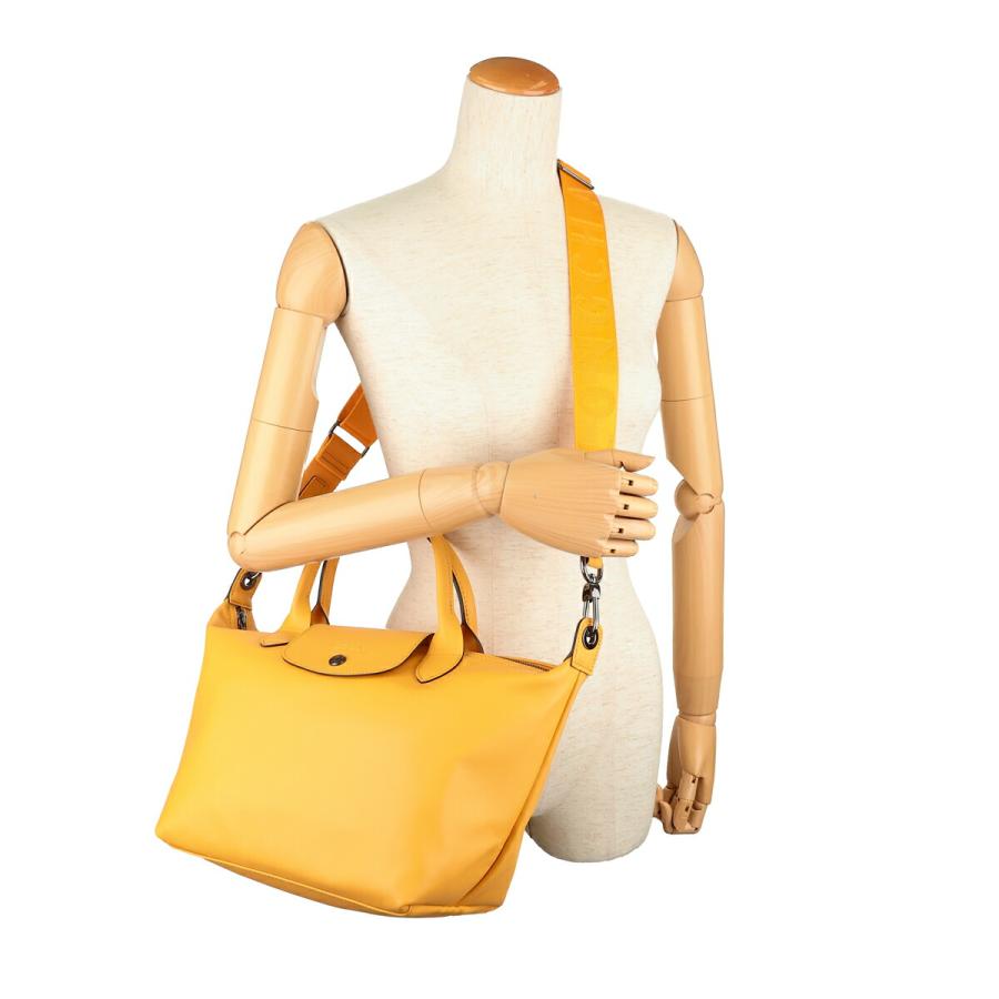 並行輸入 ロンシャン ハンドバッグ LONGCHAMP ル プリアージュ エクストラ トップハンドルバッグ Sサイズ 1512 987 222レディース マスタードイエロー 黄色 | LONGCHAMP | 05