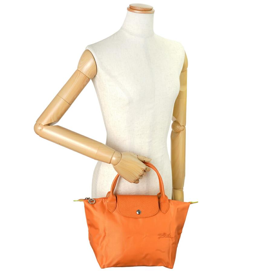 並行輸入 ロンシャン ハンドバッグ LONGCHAMP ル プリアージュ グリーン トップハンドルバッグ Sサイズ 1621 919 P54レディース オレンジ | LONGCHAMP | 05