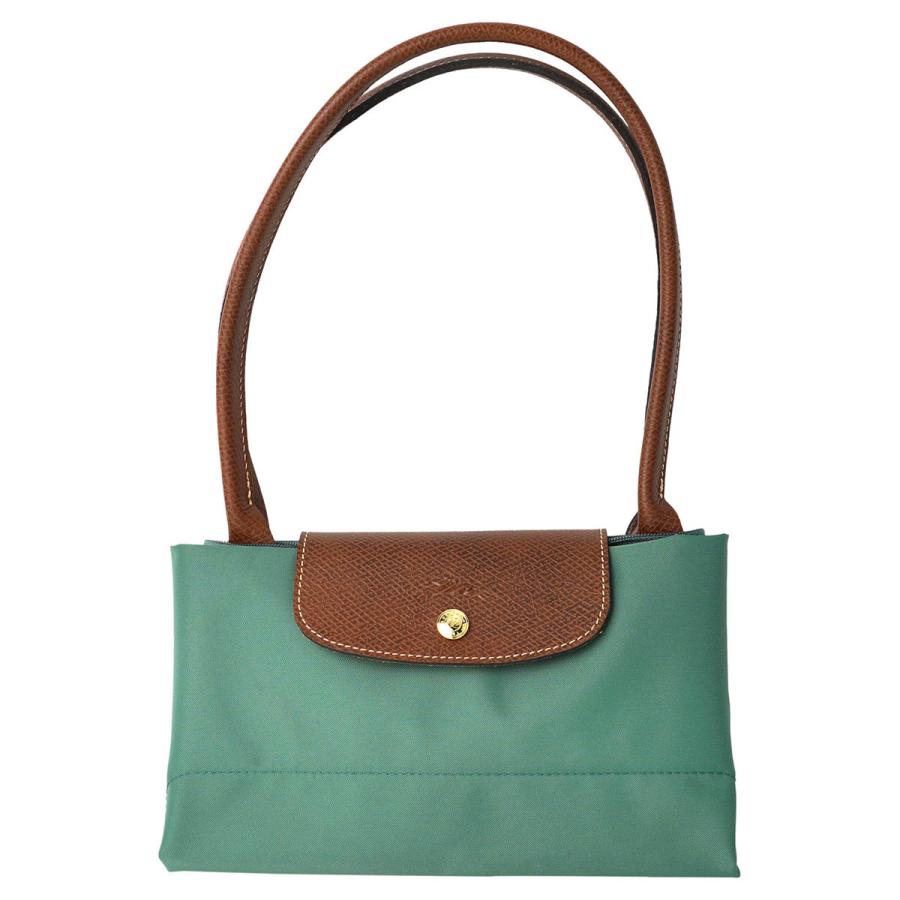 美品Longchamp ル プリアージュ グリーン Lショルダーバッグ 本物 LONGCHAMP 並行輸入 ロンシャン トートバッグ ル プリアージュ
