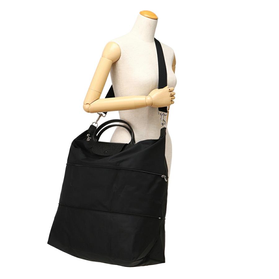 並行輸入 ロンシャン ボストンバッグ LONGCHAMP ル プリアージュ ワン S 伸縮可能トラベルバッグ 1911 979 001 レディース ブラック 黒 | LONGCHAMP | 05