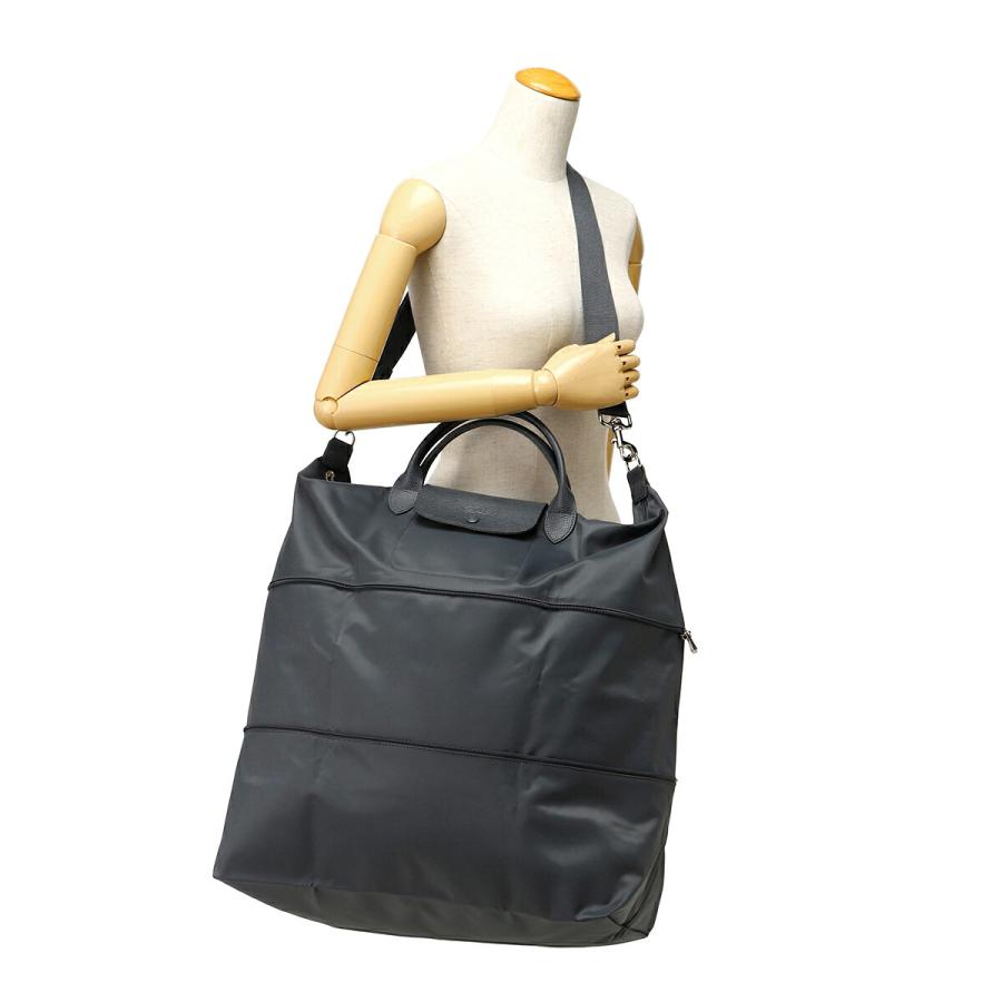 並行輸入 ロンシャン ボストンバッグ LONGCHAMP ル プリアージュ ワン S 伸縮可能トラベルバッグ 1911 979 012 レディース グレー | LONGCHAMP | 05