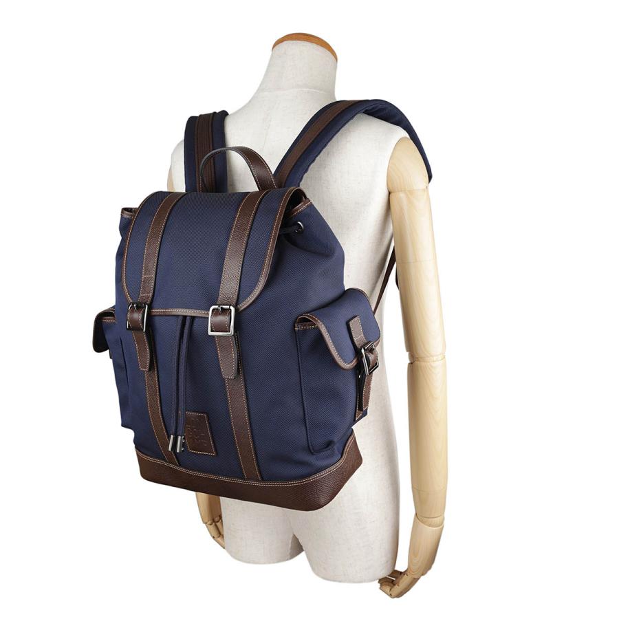 並行輸入 ロンシャン リュックサック LONGCHAMP ボックスフォード バックパック 20035 080 127レディース ブルー 青 爆買の画像