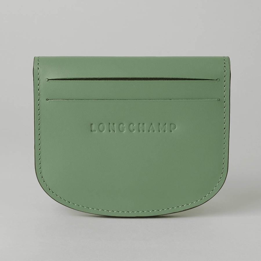 並行輸入 ロンシャン カードケース LONGCHAMP エピュレ カードホルダー 30047 HFY M16レディース スモーキーグリーン 緑 | LONGCHAMP | 01