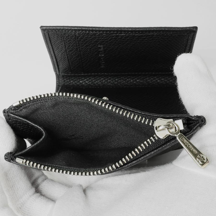 並行輸入 ロンシャン 3つ折り財布 LONGCHAMP ル ロゾ コンパクト ウォレット 30049 HFP 001レディース ブラック 黒 | LONGCHAMP | 06