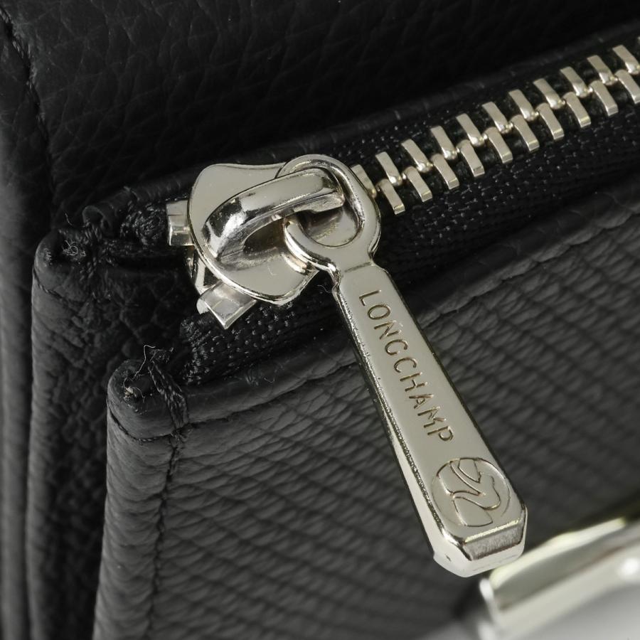 並行輸入 ロンシャン 3つ折り財布 LONGCHAMP ル ロゾ コンパクト ウォレット 30049 HFP 001レディース ブラック 黒 | LONGCHAMP | 08