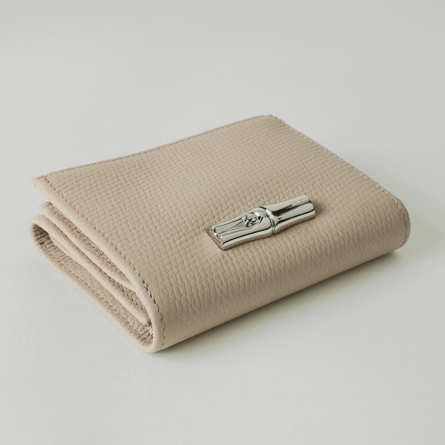 並行輸入 ロンシャン 3つ折り財布 LONGCHAMP ル ロゾ コンパクト ウォレット 30049 HFP 266レディース グレージュ | LONGCHAMP | 02
