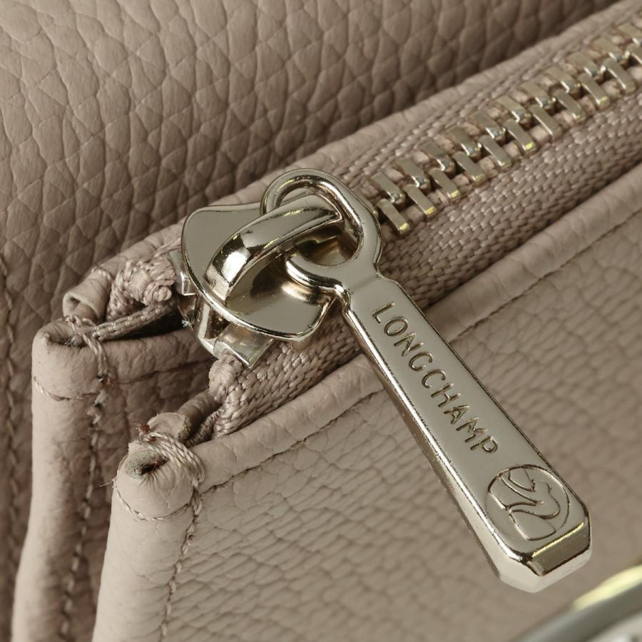 並行輸入 ロンシャン 3つ折り財布 LONGCHAMP ル ロゾ コンパクト ウォレット 30049 HFP 266レディース グレージュ | LONGCHAMP | 08
