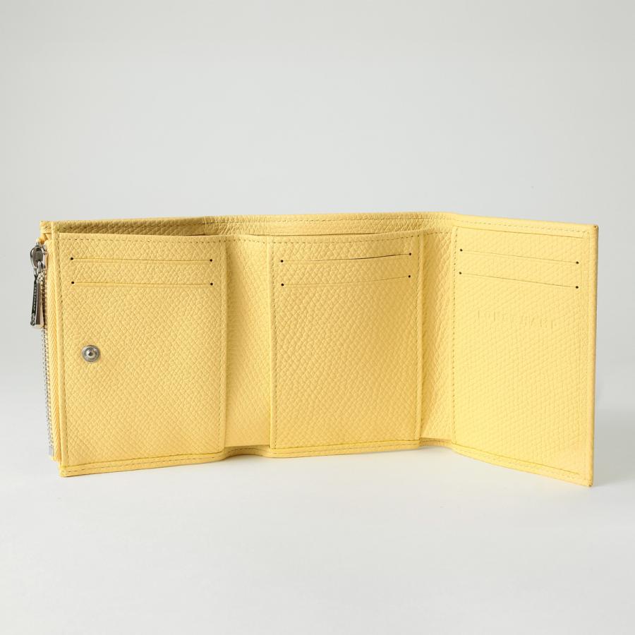 並行輸入 ロンシャン 3つ折り財布 LONGCHAMP ル ロゾ コンパクト ウォレット 30049 HFP M12レディース イエロー 黄色 | LONGCHAMP | 03
