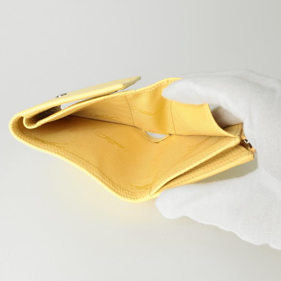 並行輸入 ロンシャン 3つ折り財布 LONGCHAMP ル ロゾ コンパクト ウォレット 30049 HFP M12レディース イエロー 黄色 | LONGCHAMP | 05