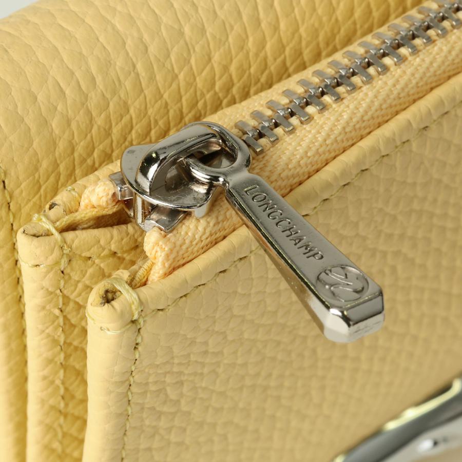 並行輸入 ロンシャン 3つ折り財布 LONGCHAMP ル ロゾ コンパクト ウォレット 30049 HFP M12レディース イエロー 黄色 | LONGCHAMP | 08