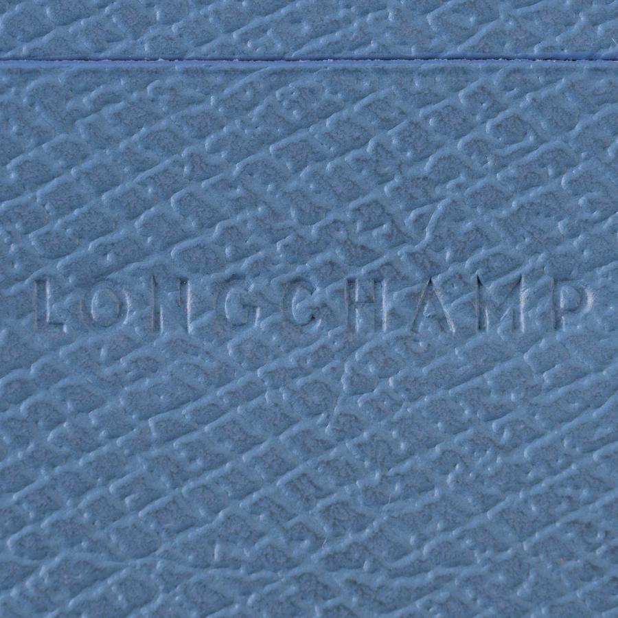 【新品未使用】LONGCHAMP ロンシャン 長財布 レザー シボ革 ブルー LONGCHAMP（ロンシャン） 並行輸入 長財布 エピュレ ロングフラップ