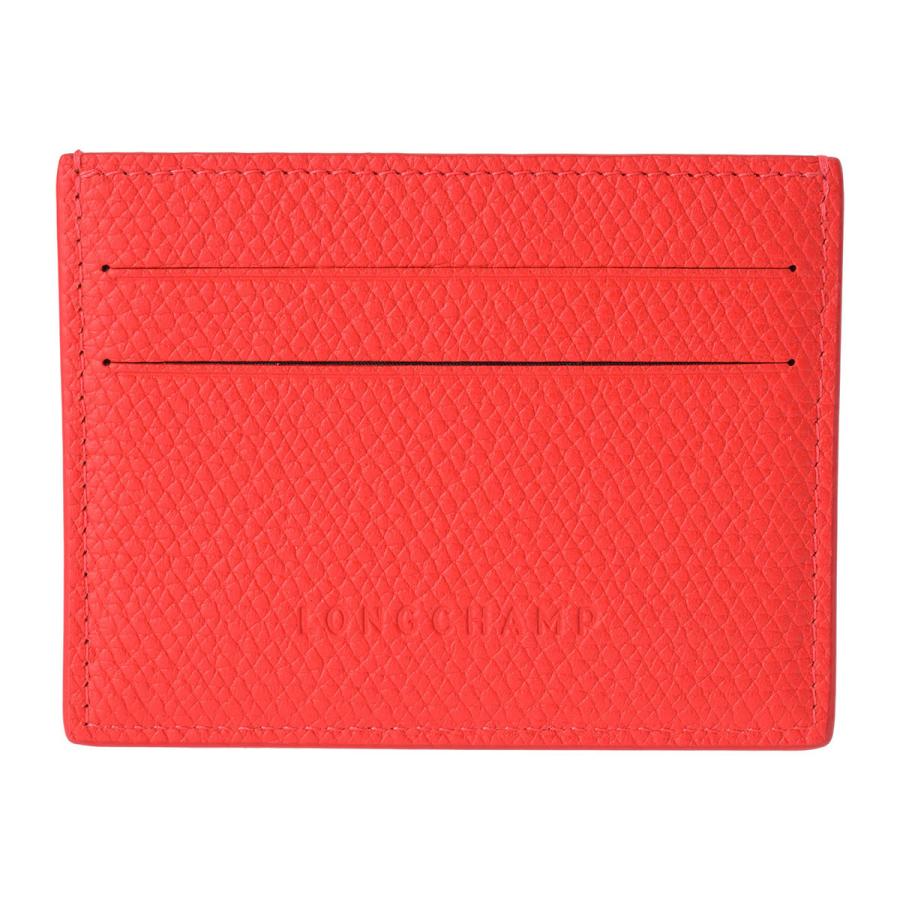 並行輸入 ロンシャン カードケース LONGCHAMP ル ロゾ カードケース 3218 HFP 108 レディース レッド 赤 | LONGCHAMP | 01