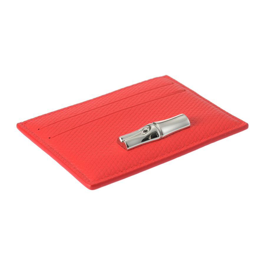 並行輸入 ロンシャン カードケース LONGCHAMP ル ロゾ カードケース 3218 HFP 108 レディース レッド 赤 | LONGCHAMP | 02