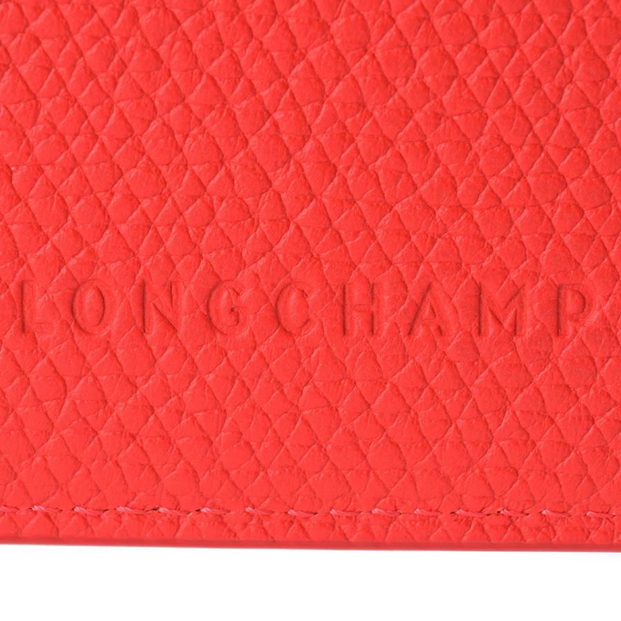 並行輸入 ロンシャン カードケース LONGCHAMP ル ロゾ カードケース 3218 HFP 108 レディース レッド 赤 | LONGCHAMP | 07
