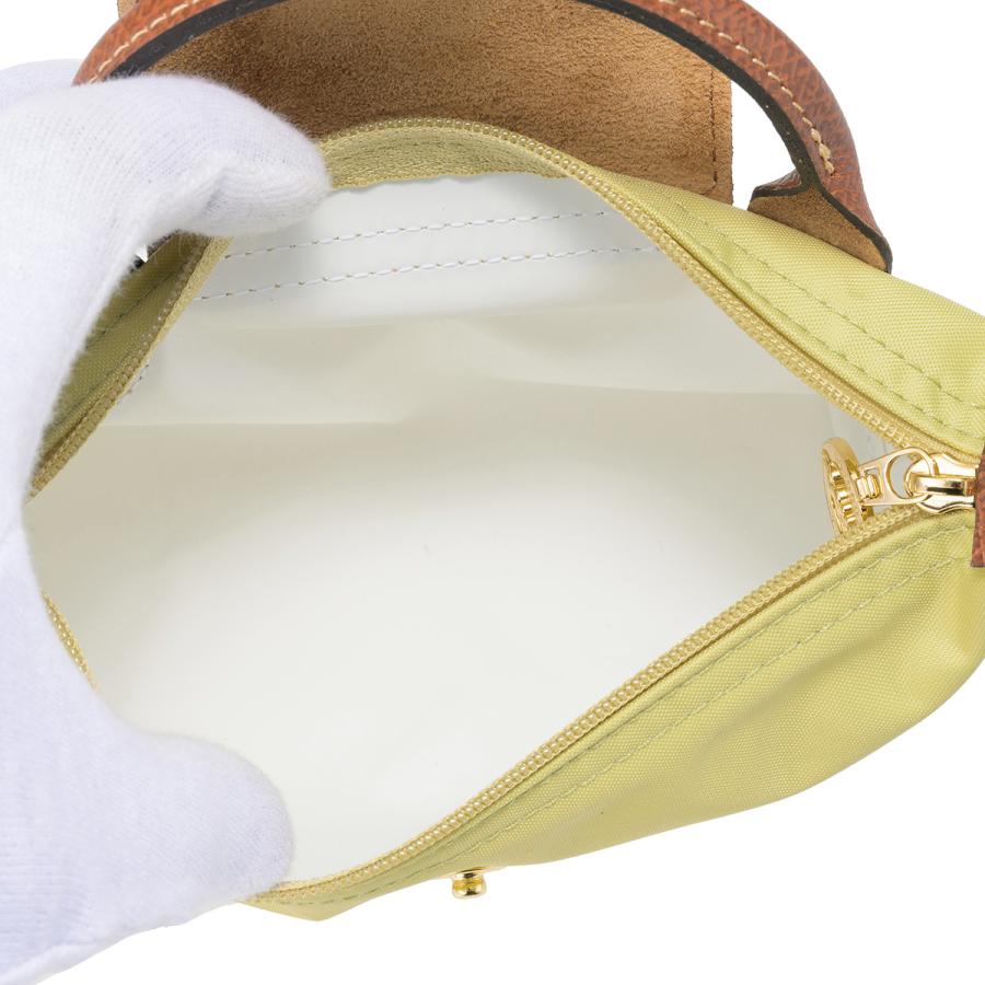 並行輸入 ロンシャン ポーチ LONGCHAMP ル プリアージュ オリジナル ハンドル付き ポーチ 34175 089 244レディース ライトグリーン 黄緑 | LONGCHAMP | 04