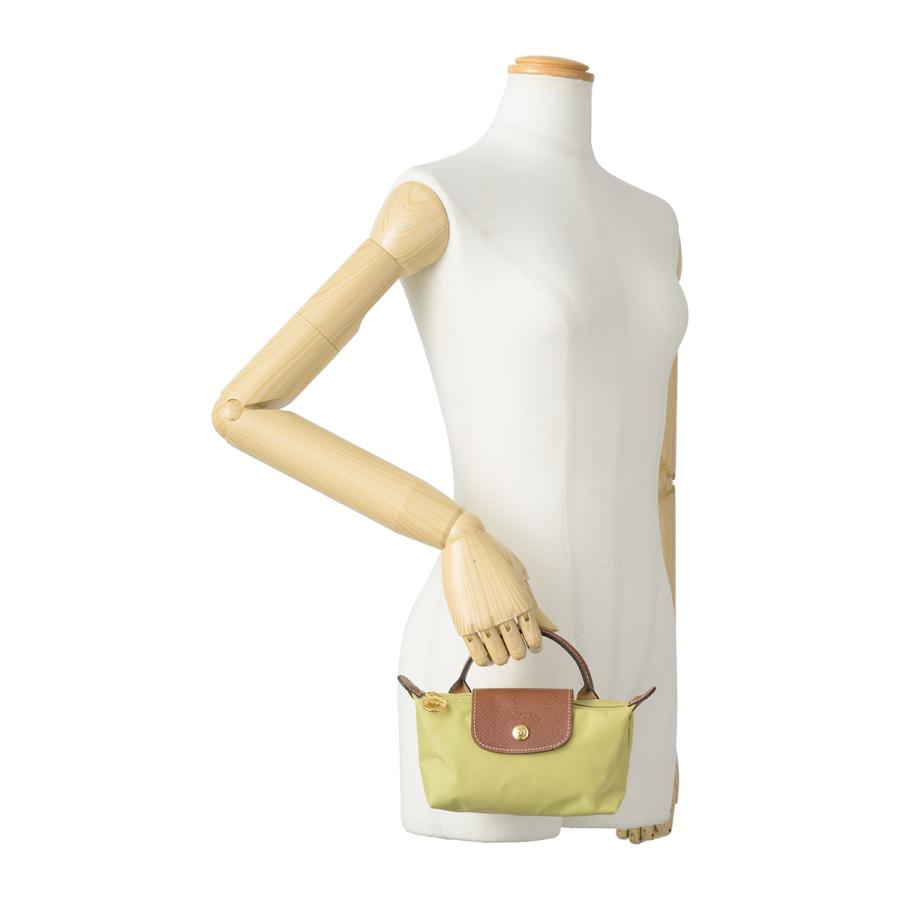 並行輸入 ロンシャン ポーチ LONGCHAMP ル プリアージュ オリジナル ハンドル付き ポーチ 34175 089 244レディース ライトグリーン 黄緑 | LONGCHAMP | 05
