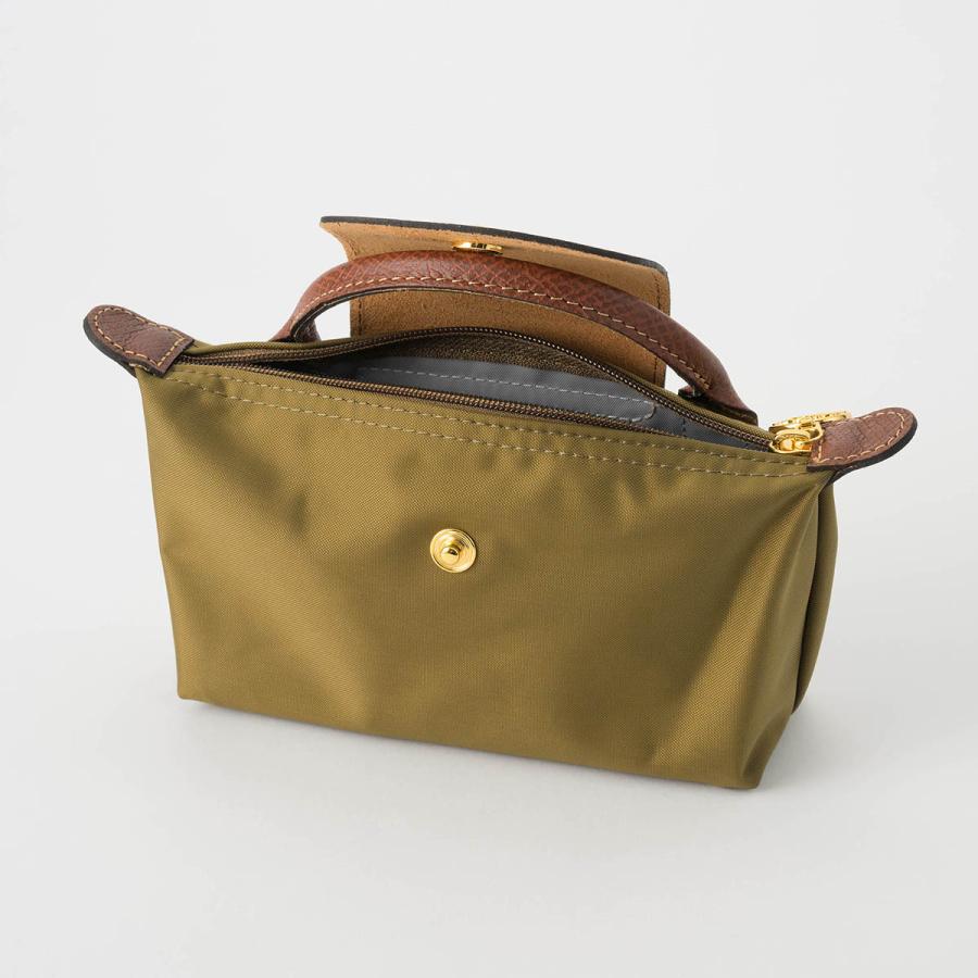 並行輸入 ロンシャン ポーチ LONGCHAMP ル プリアージュ オリジナル ハンドル付きポーチ 34175 089 510 レディース カーキ | LONGCHAMP | 03