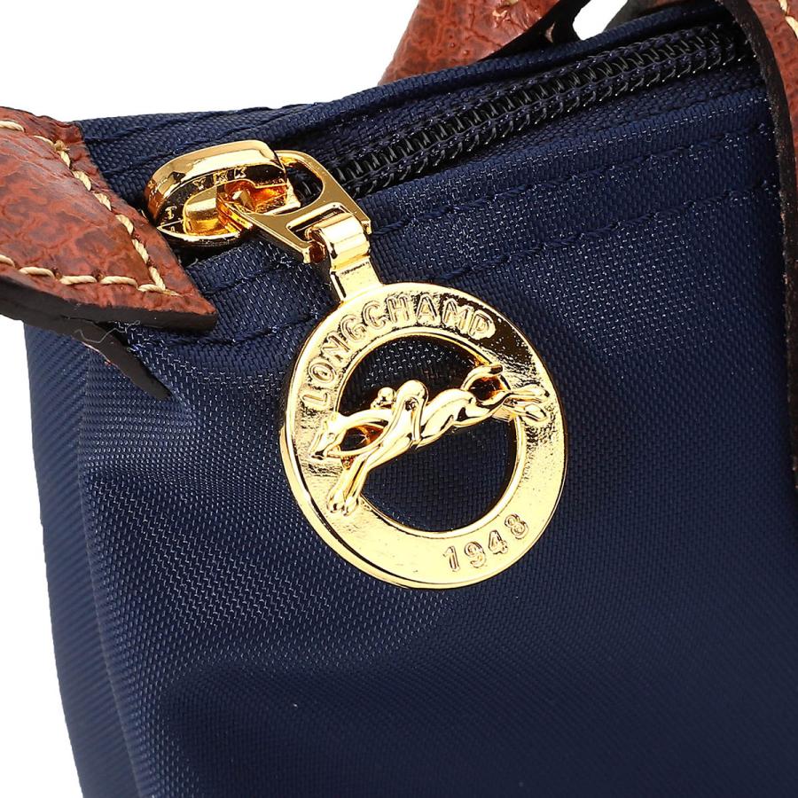 ロンシャン LONGCHAMP ル プリアージュ シティハンドル付きポーチ　紺色 ル プリアージュ® オリジナル ハンドル付きポーチ ネイビー