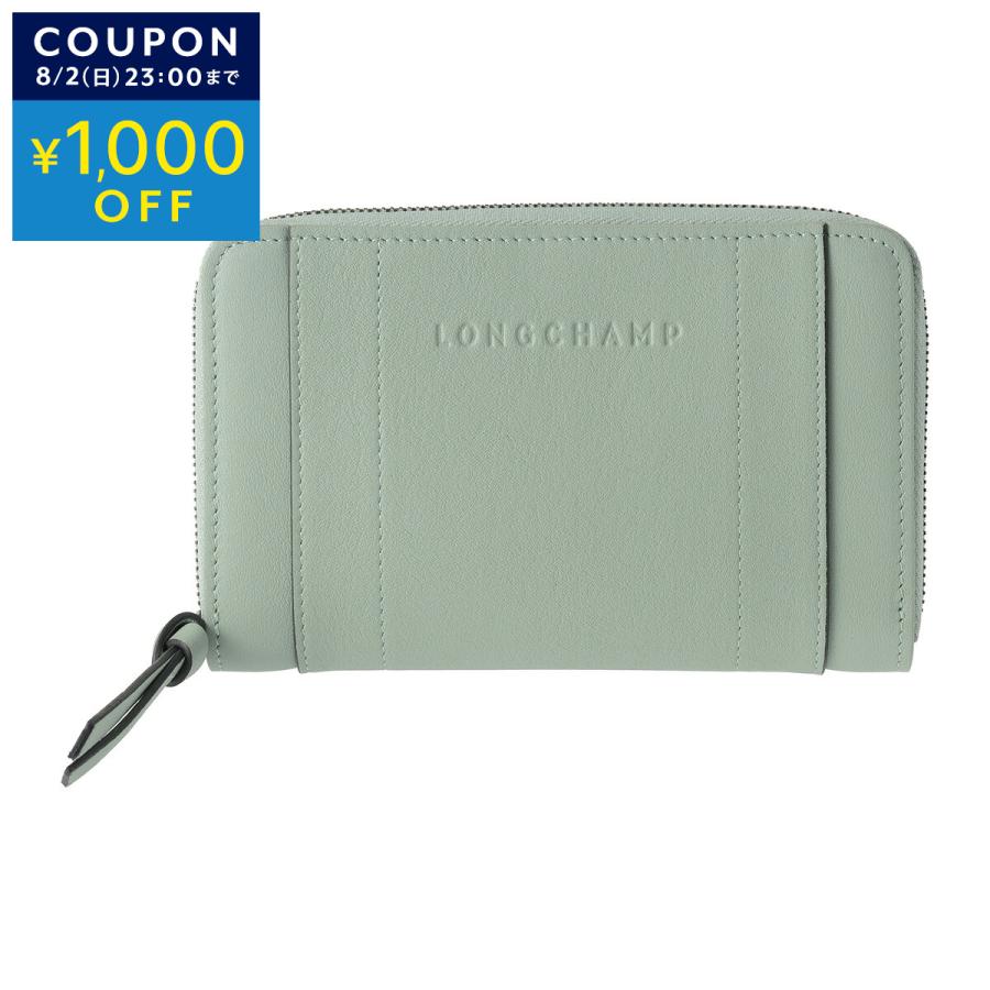 並行輸入 ロンシャン その他財布 LONGCHAMP スリーディー COMPACT WALLET 3622 HCV M07 レディース ペールグリーン 緑 爆買 | LONGCHAMP