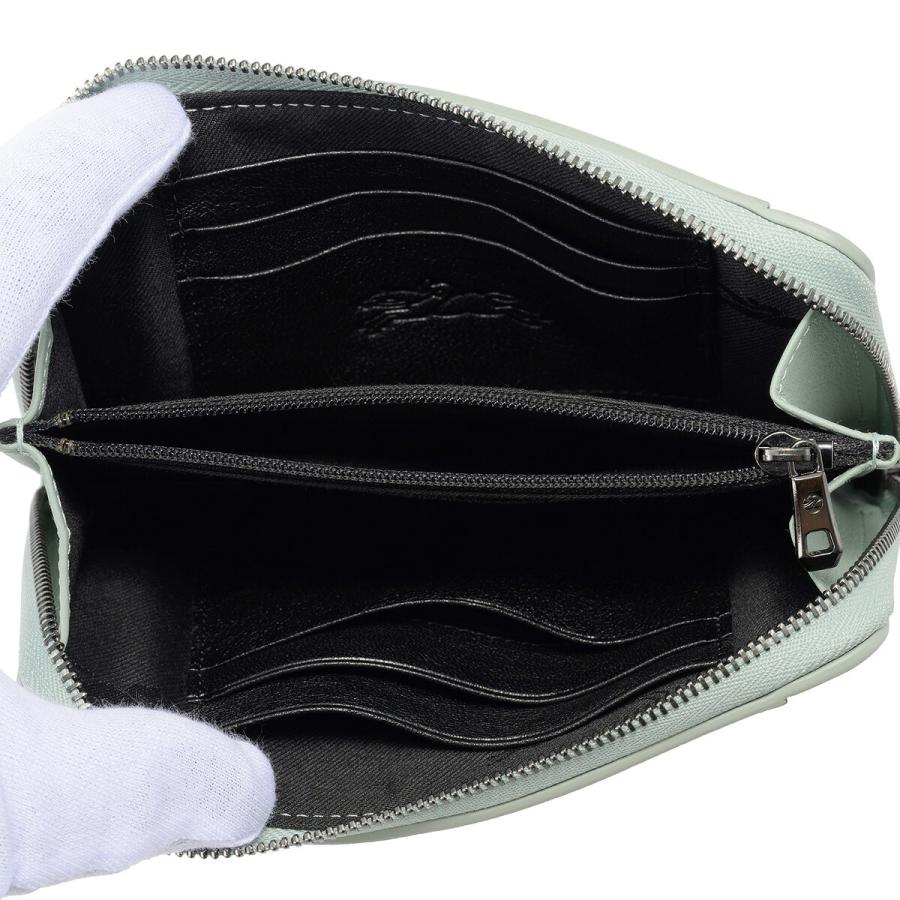 並行輸入 ロンシャン その他財布 LONGCHAMP スリーディー COMPACT WALLET 3622 HCV M07 レディース ペールグリーン 緑 爆買 | LONGCHAMP | 04