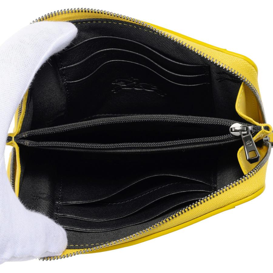 並行輸入 ロンシャン その他財布 LONGCHAMP スリーディー COMPACT WALLET 3622 HCV M10 レディース イエロー 黄 | LONGCHAMP | 04