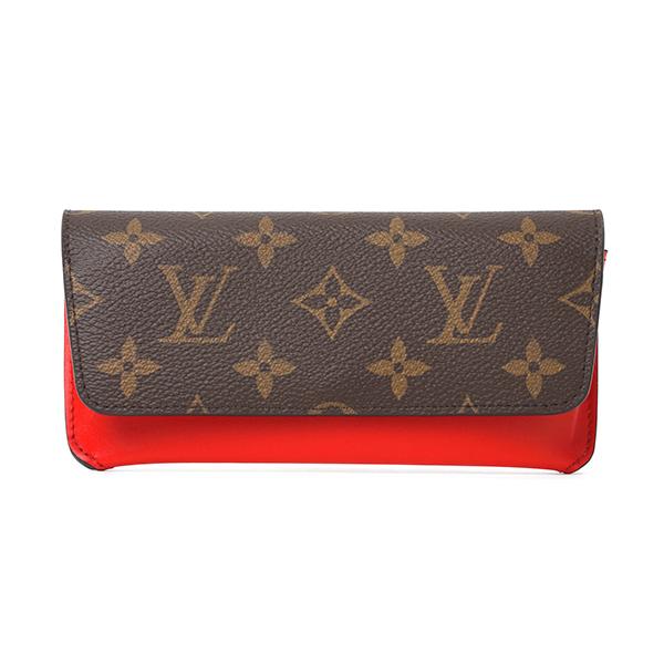 並行輸入 ルイヴィトン ポーチ Louis Vuitton モノグラム エテュイ・リュネット ウディ GI0372ユニセックス ブラウン 茶 レッド 赤 | LOUIS VUITTON
