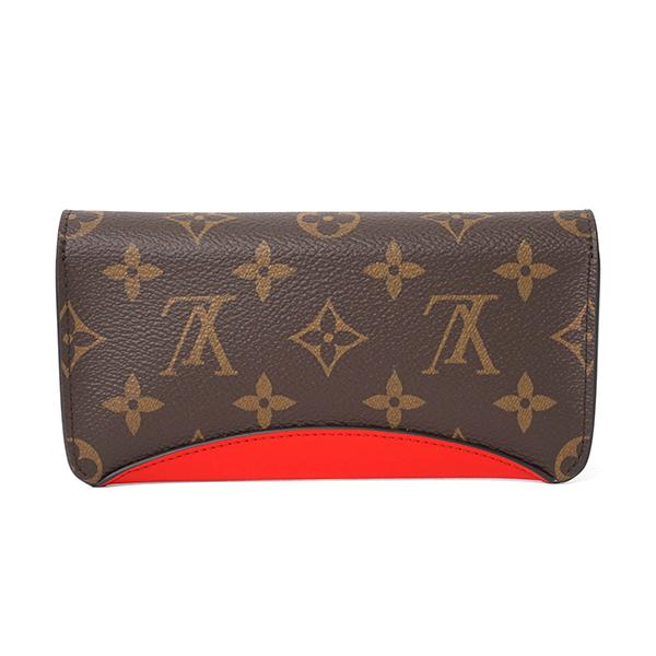 並行輸入 ルイヴィトン ポーチ Louis Vuitton モノグラム エテュイ・リュネット ウディ GI0372ユニセックス ブラウン 茶 レッド 赤 | LOUIS VUITTON | 01