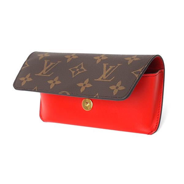 並行輸入 ルイヴィトン ポーチ Louis Vuitton モノグラム エテュイ・リュネット ウディ GI0372ユニセックス ブラウン 茶 レッド 赤 | LOUIS VUITTON | 03