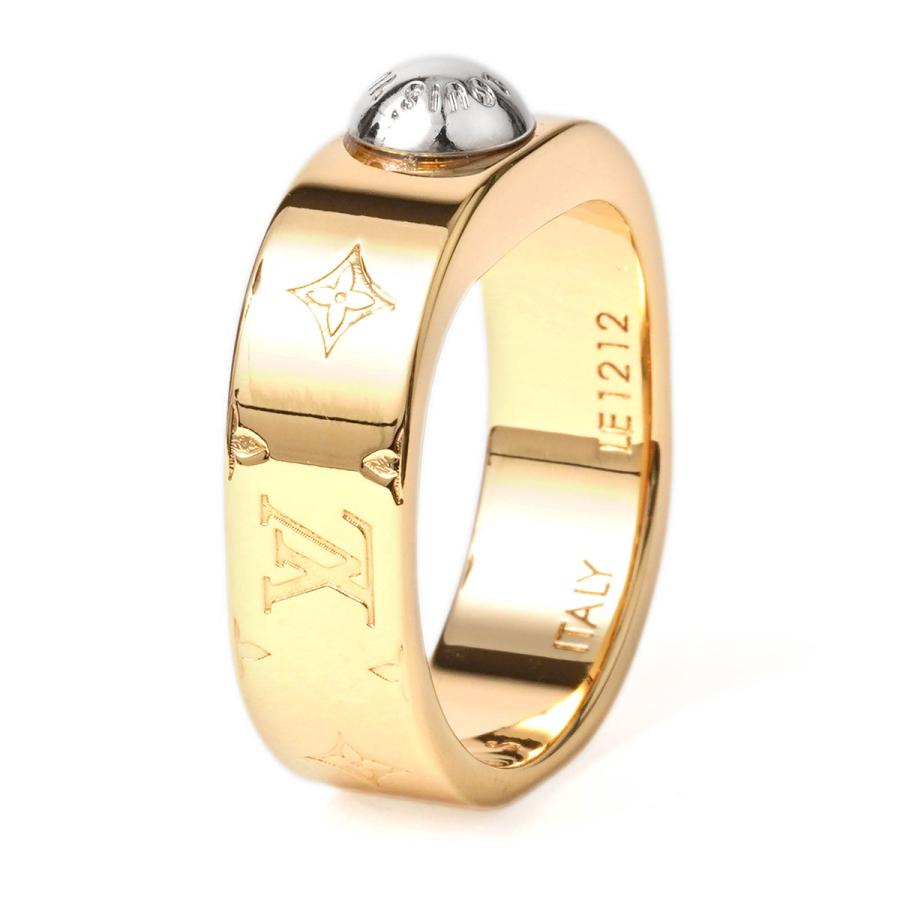 並行輸入 ルイヴィトン リング Louis Vuitton ナノグラム バーグ・ナノグラム M00210レディース ゴールド 金 | LOUIS VUITTON | 03