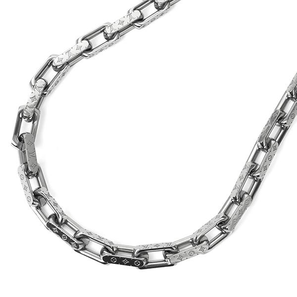 LOUIS VUITTON リング　ネックレス　チェーン　モノグラム　シルバー LOUIS VUITTON（ルイ・ヴィトン） 並行輸入 ネックレス モノグラム