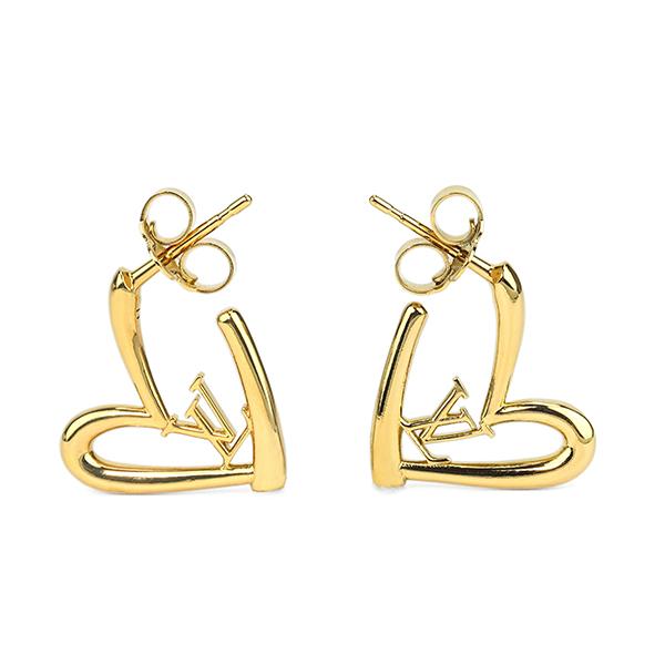 並行輸入 ルイヴィトン ピアス Louis Vuitton LVハート ブックル ドレイユ・ハート・フォーリンラブ M00464レディース ゴールド 金 | LOUIS VUITTON