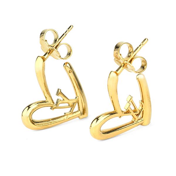 並行輸入 ルイヴィトン ピアス Louis Vuitton LVハート ブックル ドレイユ・ハート・フォーリンラブ M00464レディース ゴールド 金 | LOUIS VUITTON | 01