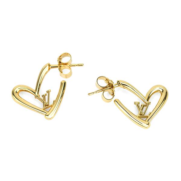 ルイヴィトン　ハート　ピアス LOUIS VUITTON ルイ・ヴィトン ブークルドレイユ・クール アンク
