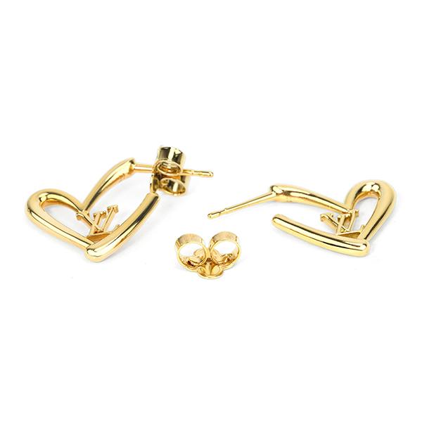 並行輸入 ルイヴィトン ピアス Louis Vuitton LVハート ブックル ドレイユ・ハート・フォーリンラブ M00464レディース ゴールド 金 | LOUIS VUITTON | 06