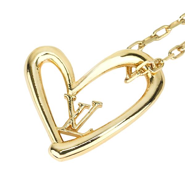 並行輸入 ルイヴィトン ネックレス Louis Vuitton LVハート コリエ・ハート・フォーリンラブ M00465レディース ゴールド 金 | LOUIS VUITTON | 05